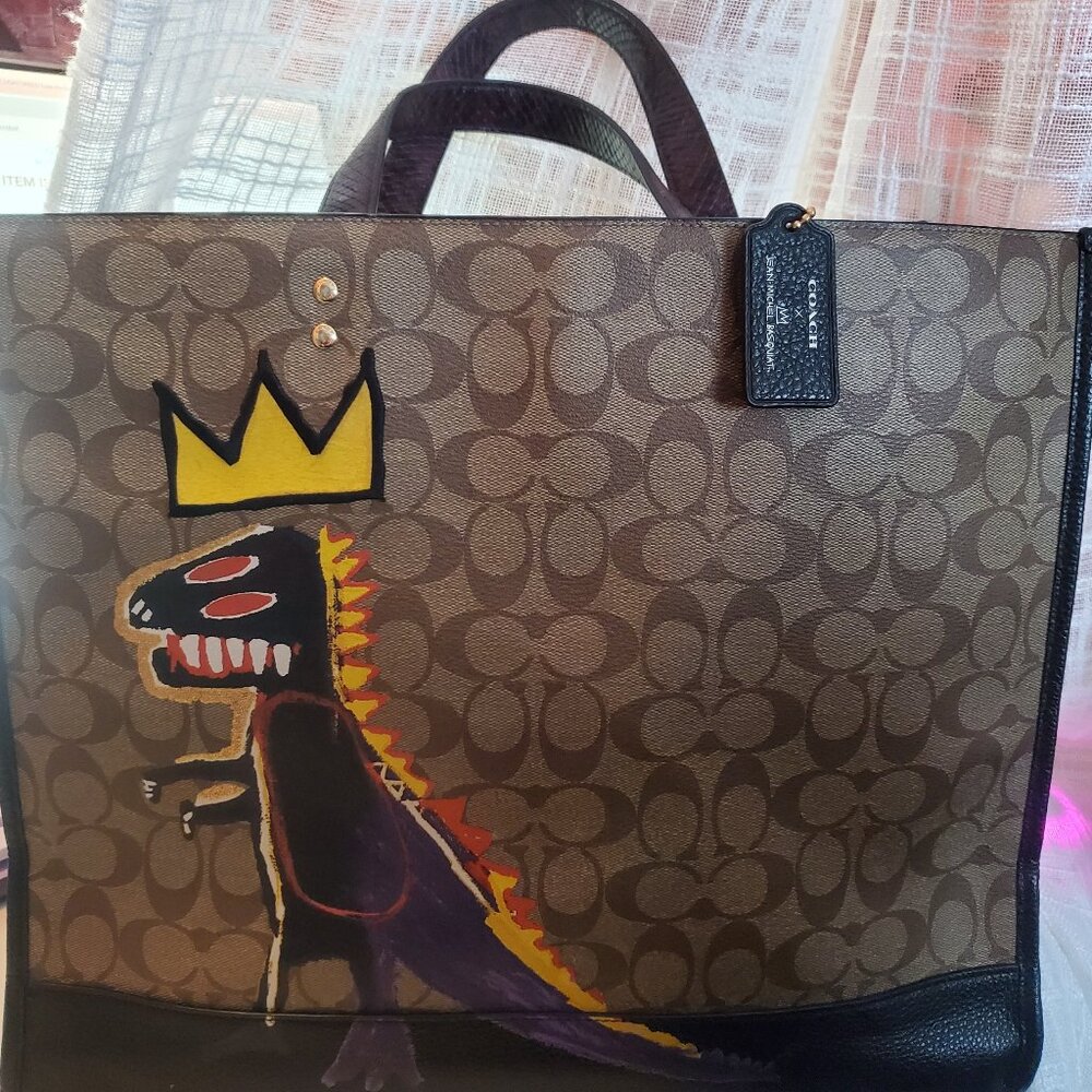 Coach X Basquiat Large Tote Dempsey Tote 40